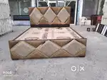 Brand new designer king size double bed with box
