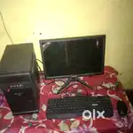 Computer PC monitor keyboard mouse