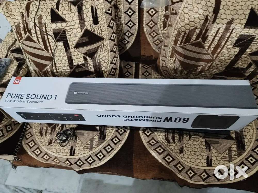 Portronics Soundbar - Powerful Audio, Sleek Design, Great Condition!