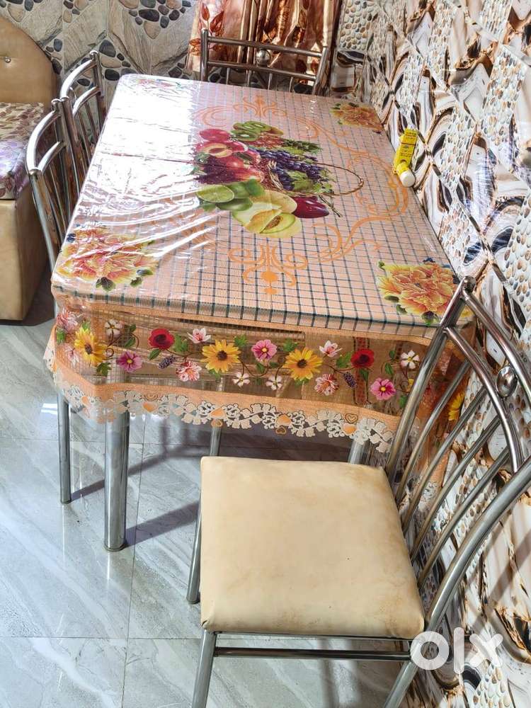 DINING TABLE STEEL 4 chair