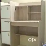 WOODEN FOLDABLE STUDY TABLE OR COMPUTER TABLE WITH STORAGE