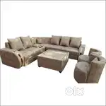 Super discount buy new sofa 8499, L size sofa 13990/-EMI on bajaj