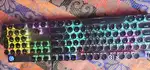 KEYBOARD GK 400Y BLUE SWITCHS MECHANICAL RETRO