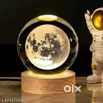 AZANIA 3D moon crystal ball lamp