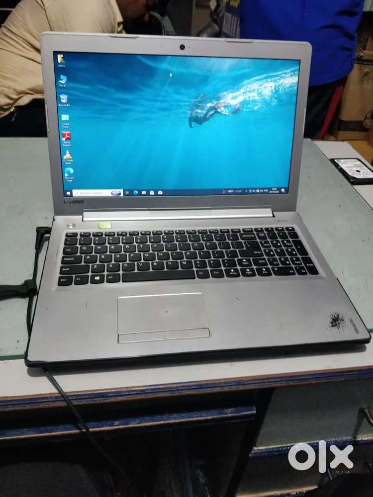 Lenovo IdeaPad laptop + core i5 7th gen + 8GB RAM + 1TB hdd + nvdia