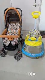 Baby Stroller, baby Walker and Pregnancy pillow