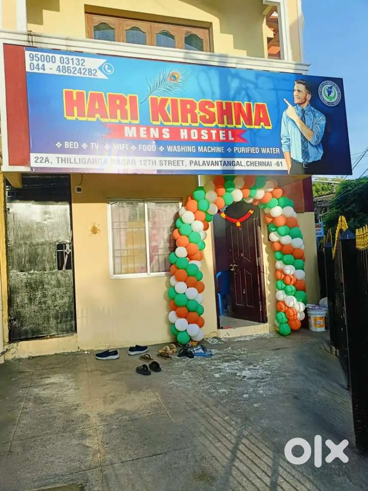 PALAVANTHAGAL RAILWAY STATION NEAR MENS HOSTEL WITH FOOD