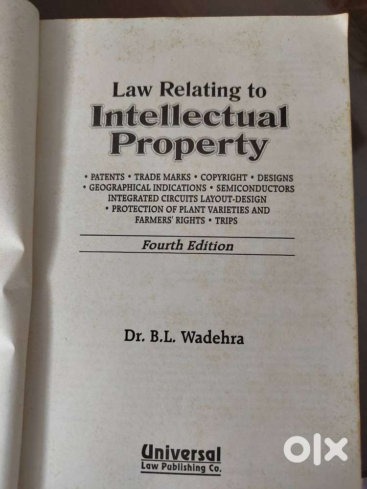 Laws relating to Intellectual Property