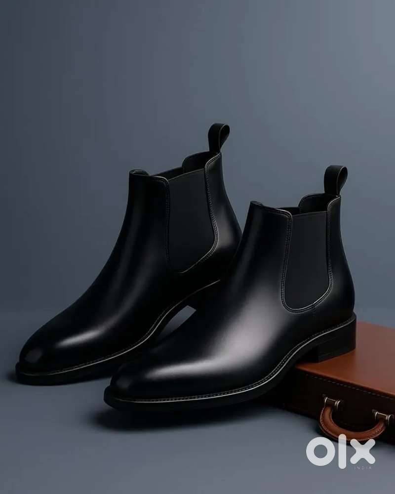 Black men shoes boots