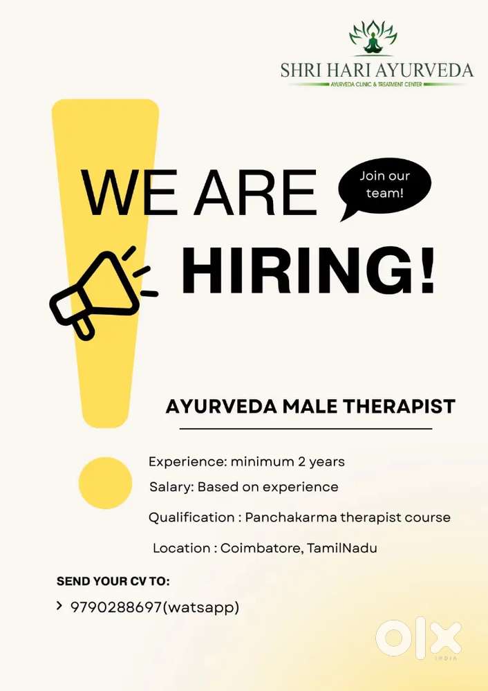 Male Ayurveda Therapist