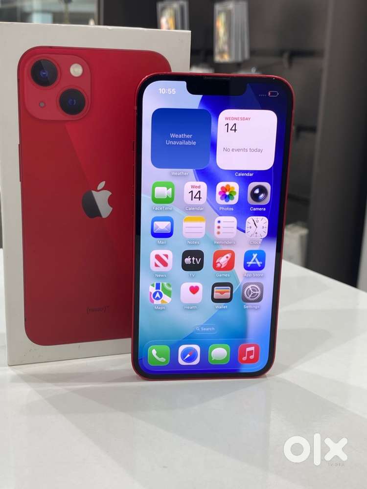 Iphone 13 128gb Red Colour 93% battery with bill 3months warranty