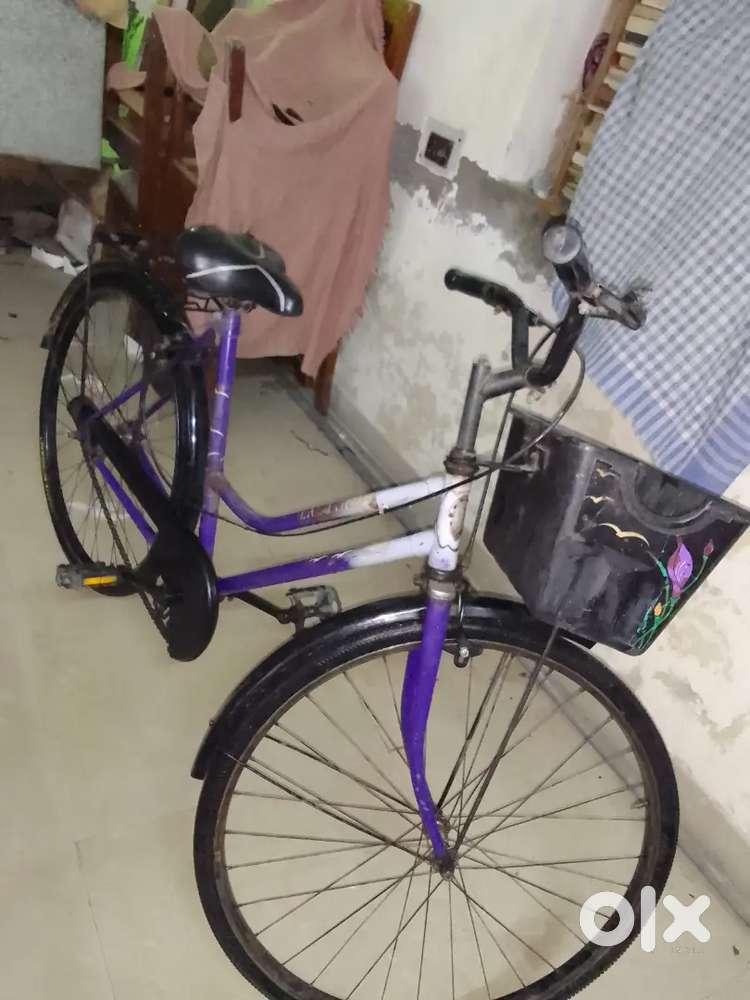 BSA bycycle in purple colour