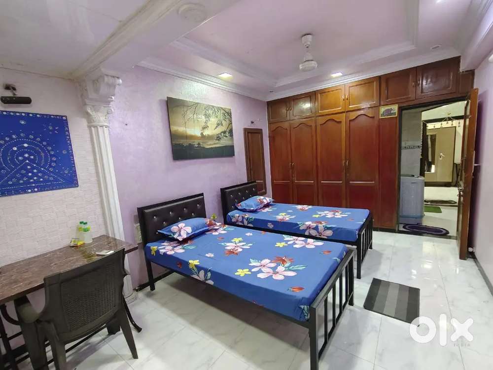 IN BHANDUP PG rooms, fully furnished, prime location, zero brokerage