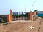 Gated plot of 20000 sq feet electricity,water & two rooms for security