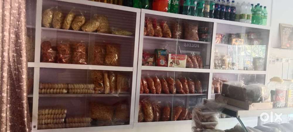 Wooden and glass Table