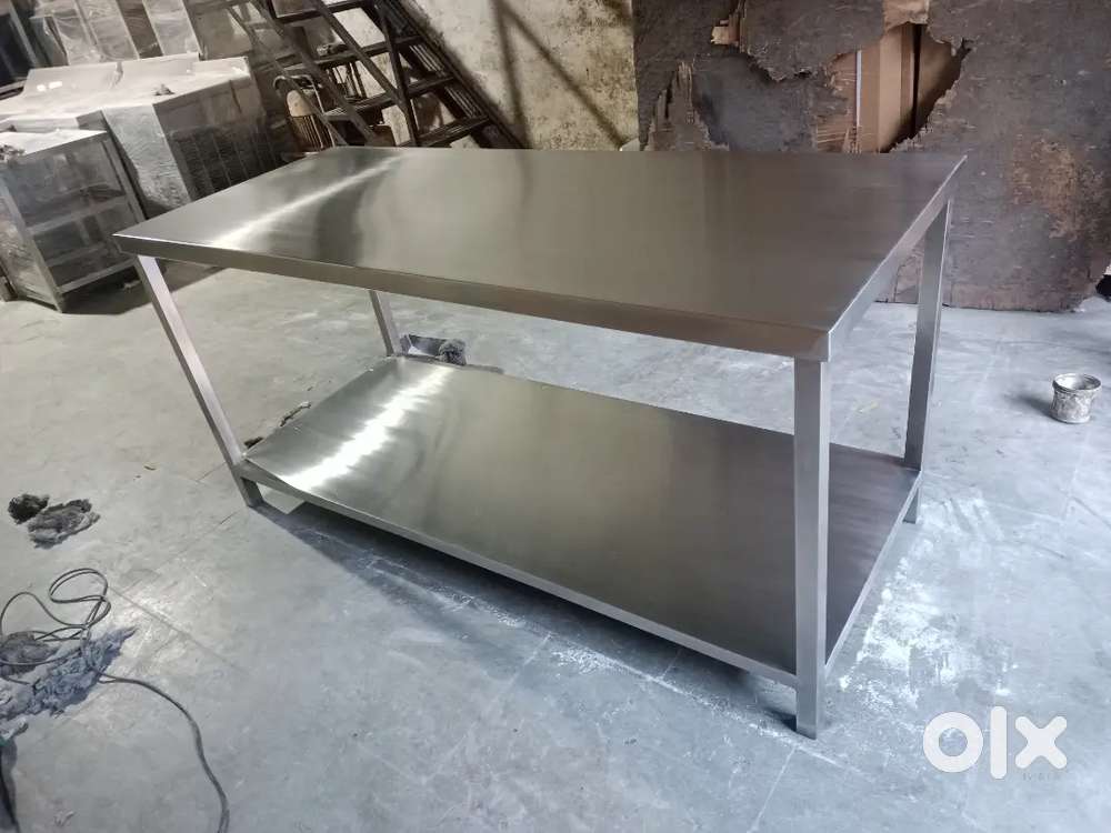Stainless steel table