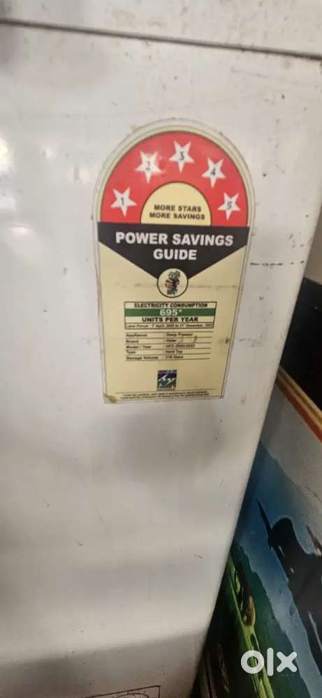Tea shop using freezer
