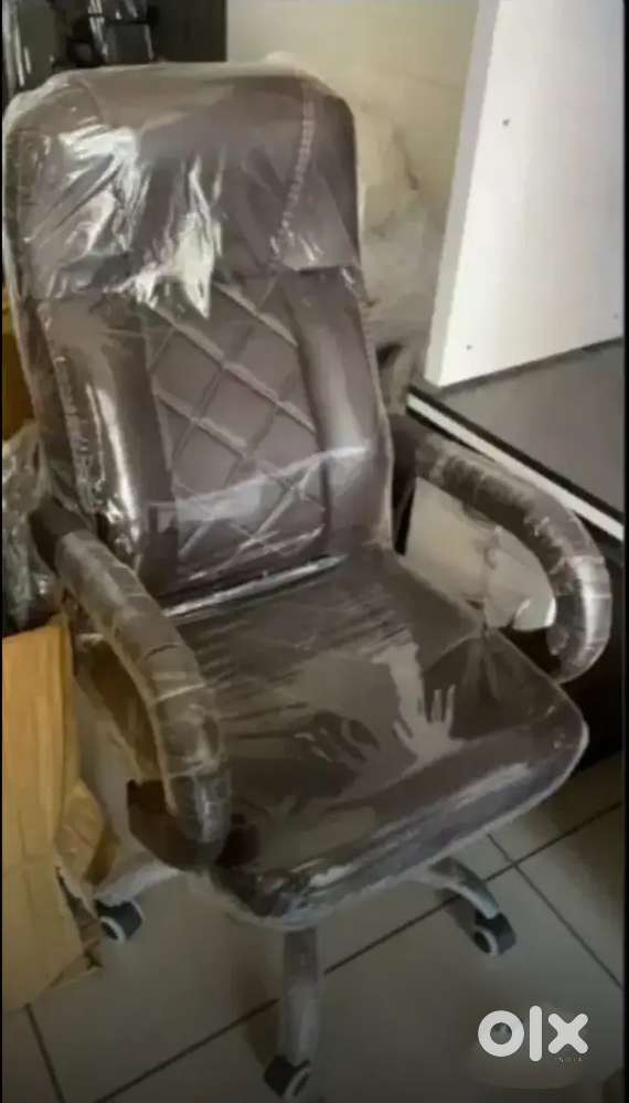 High Back Leather Finish Chair.Call me directly