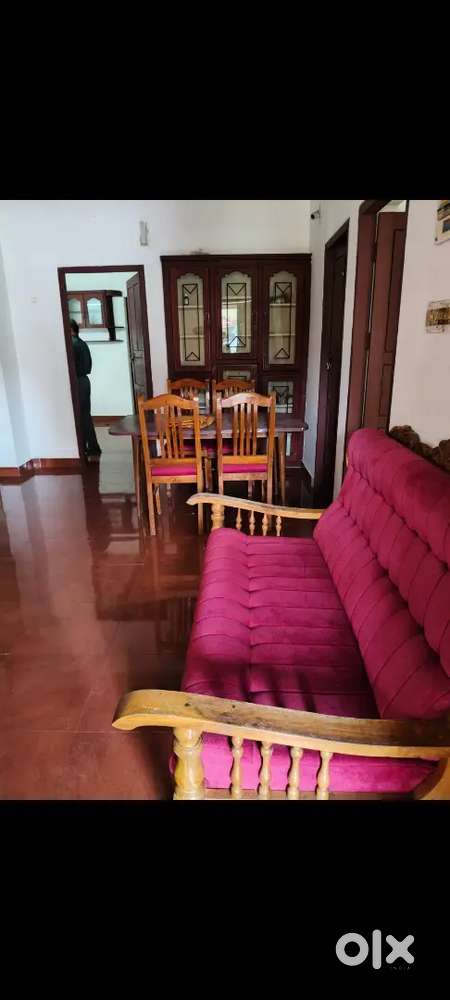 2 BHK FULLY FURNISHED HOUSE FIRST FLOOR RENT PALARIVATTOM AALINCHUVAD