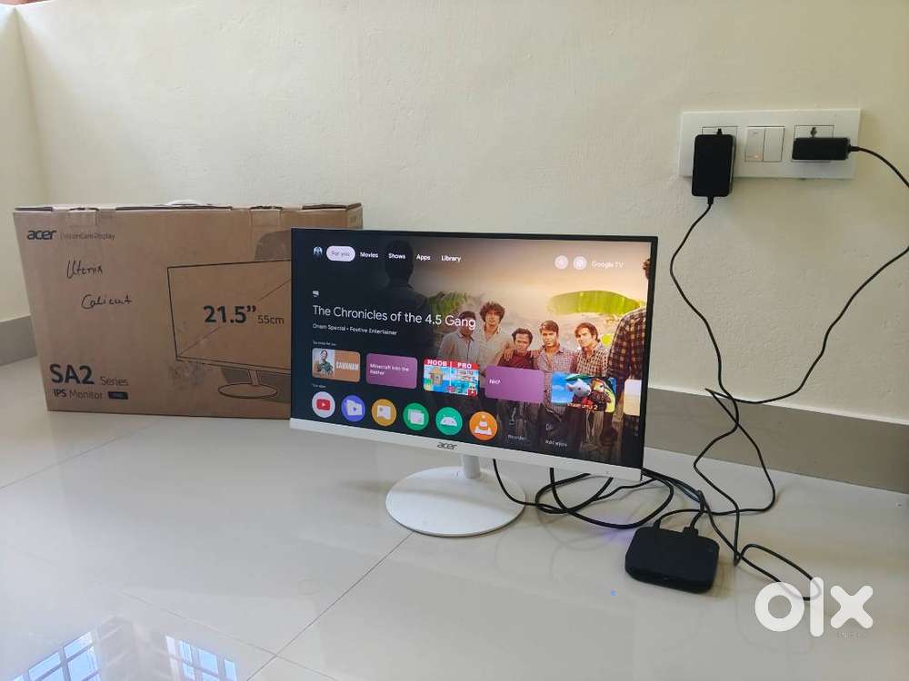 Mi 4k TV box & Acer 22' Fhd 100hz Monitor