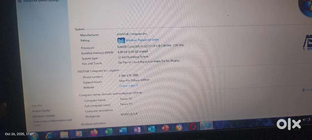 Acer 15.5 laptop I3