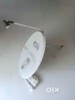 Good Condition Videocon D2H Dish,remote,set top box sell