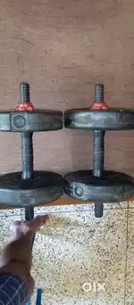 Total 10kgs dumble, 5kg each