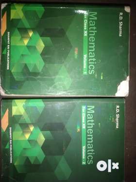 Rd sharma mathematics class 12th book part 1&2 in good condition 2022 edition  (MCQ Edition)
