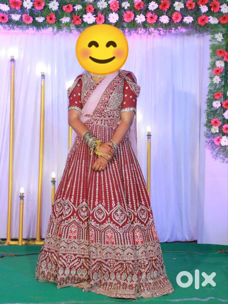 ** Maroon Lehenga for Sale**