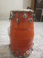 A mango wood dholak