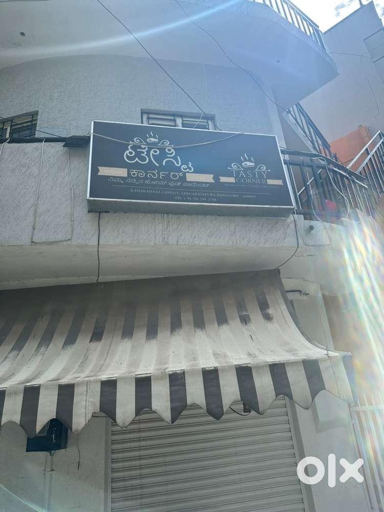 Tasty corner restaurant  fully furnished