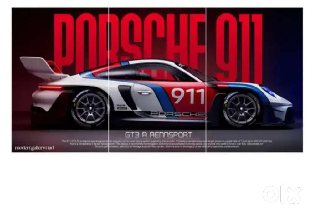 MODERN GALLERYMART Porsche

911 Poster Split Design - Car Poster

Size