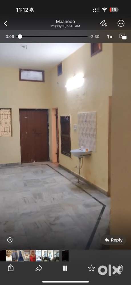 Its a house 4marle with 2 room kitchen bathroom n loby