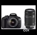 Canon EOS 1200D DSLR Camera (with 18-55 & 55-250 mm Lenses)