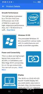 DELL Inspiron 15 3000 Series Intel Core i3 7th Gen 7020U - (4 GB/1TB