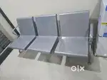 3 seater hospital waiting chair