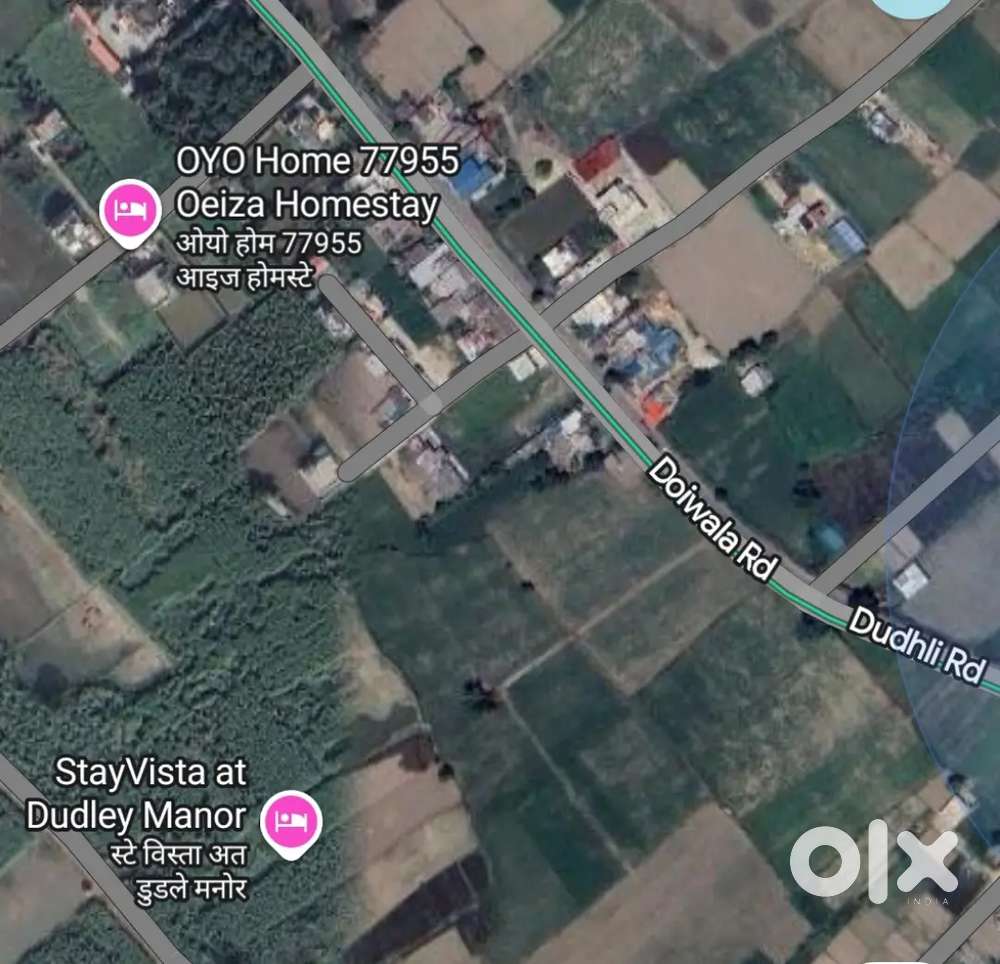 Dudhli plot, doiwala dehradun main road plot 1.5 bigah @26k per gaj