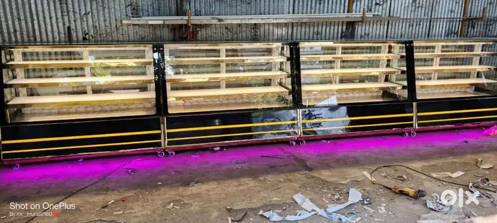 Sweet/Bakery Display Counter/cooling/hot case/food warmer display