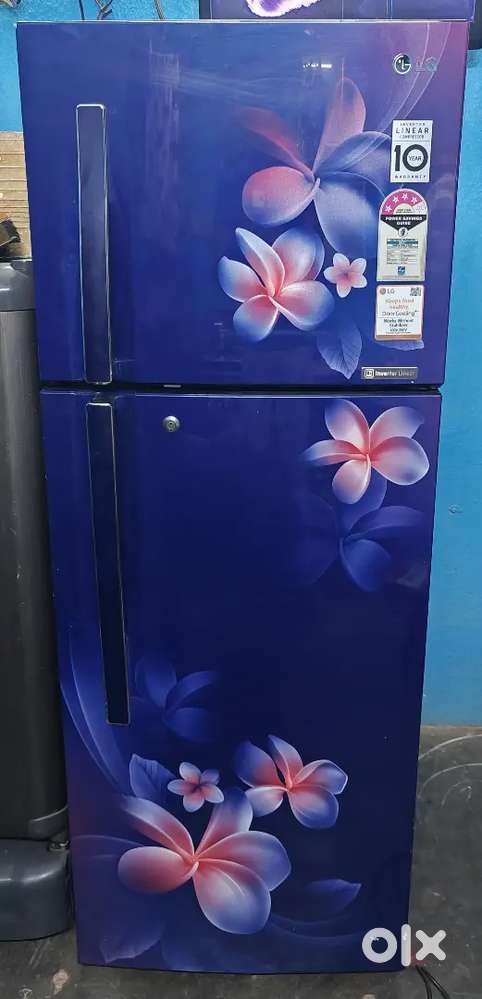 Lg 300 litres double door refrigerator good condition