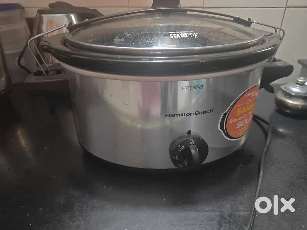 Slow cooker un used very good, urgent sale