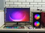 Core i5 7th gen 27 inch brazerless fhd full screen computer set