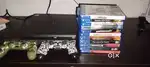 PS4 slim 1TB (Sony PlayStation 4), 11 top games,2 DUALSHOCK controller