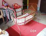 baby iron bed .