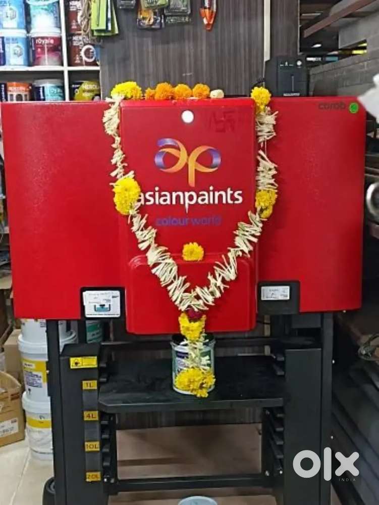 Asian paints machine with mixing machine