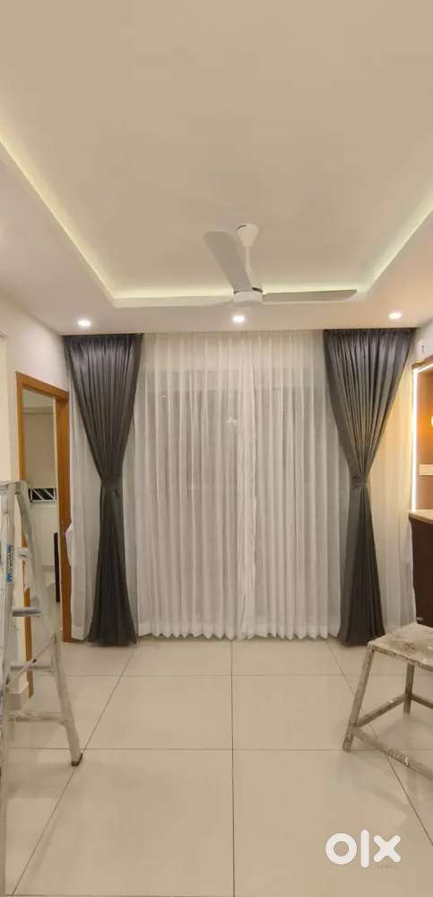 CURTAINS AND ZEBRA BLINDS