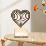 Elegant stylish Heart Shape 3D Spinner Table Lamp beautiful gift item