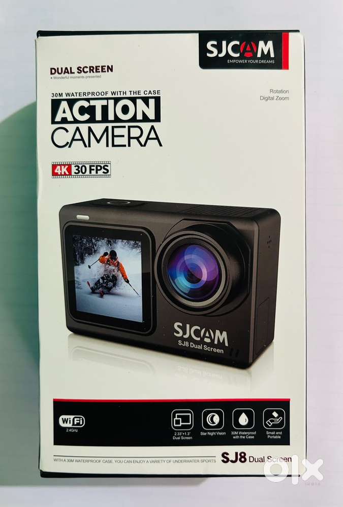 sjcam 8 duel screen,action camera