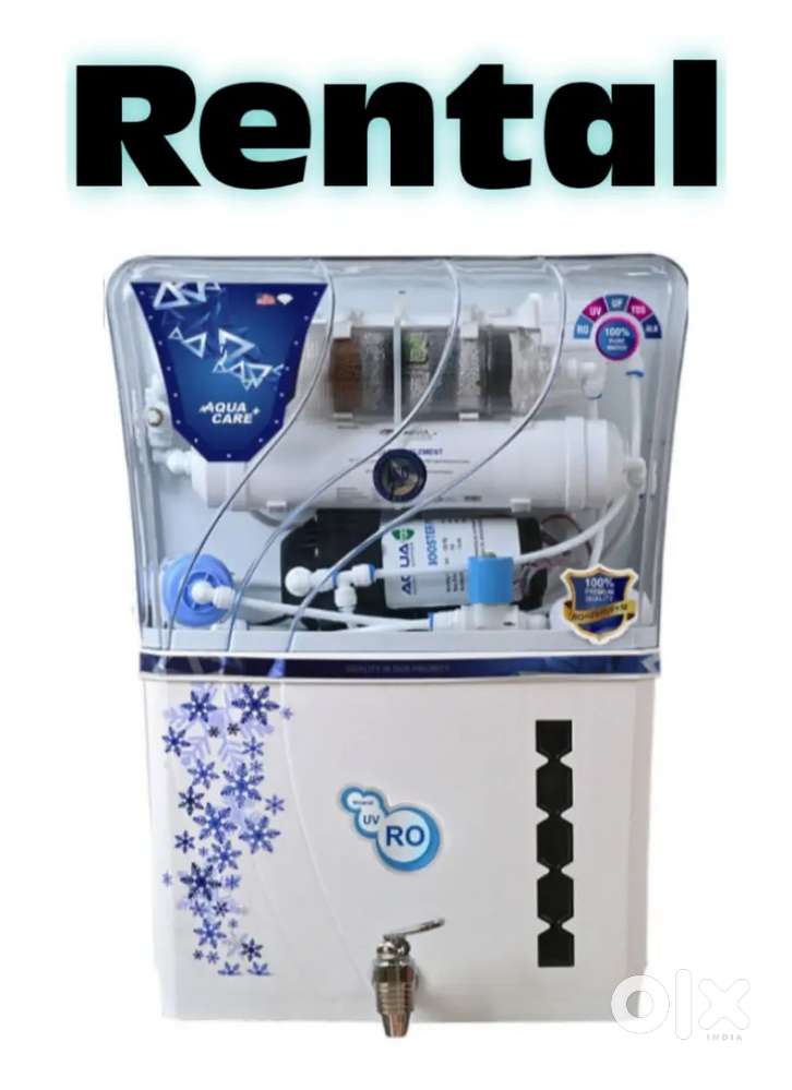 Water purifier available on rent