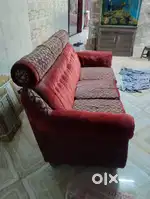 Red colour sofa ... New condition..Location Chandannagar