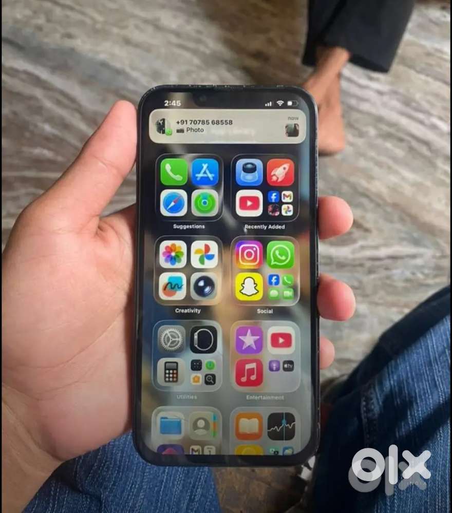 I phone 13 128 GB midnight colour